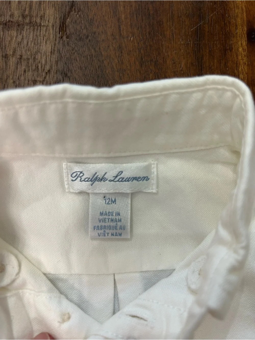 Ralph Lauren White Button-Down Oxford Shirt for Kids